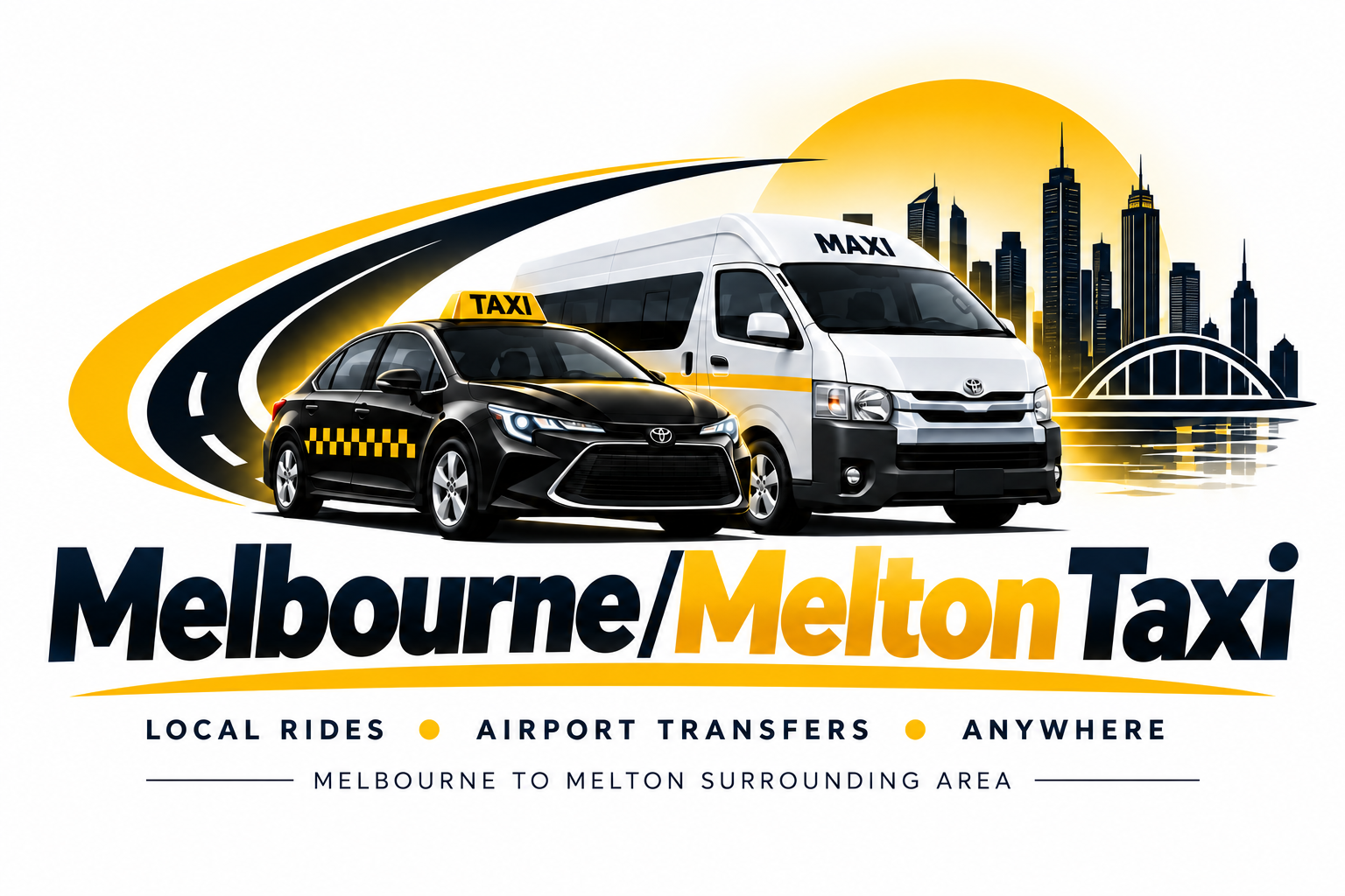 Melton Mini Taxi Logo